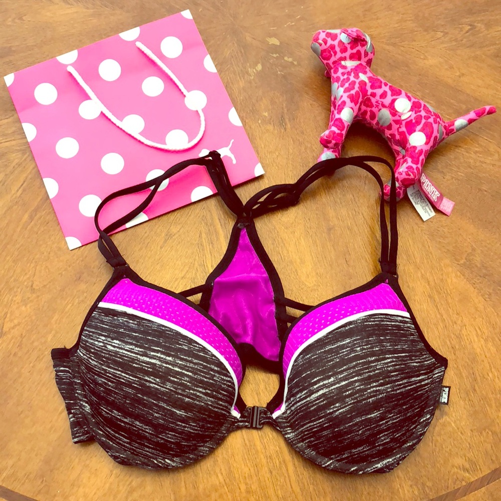 NWOT Victoria’s Secret Pink T-back Strappy Bra